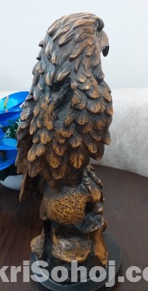 Wooden Eagle showpiece Large